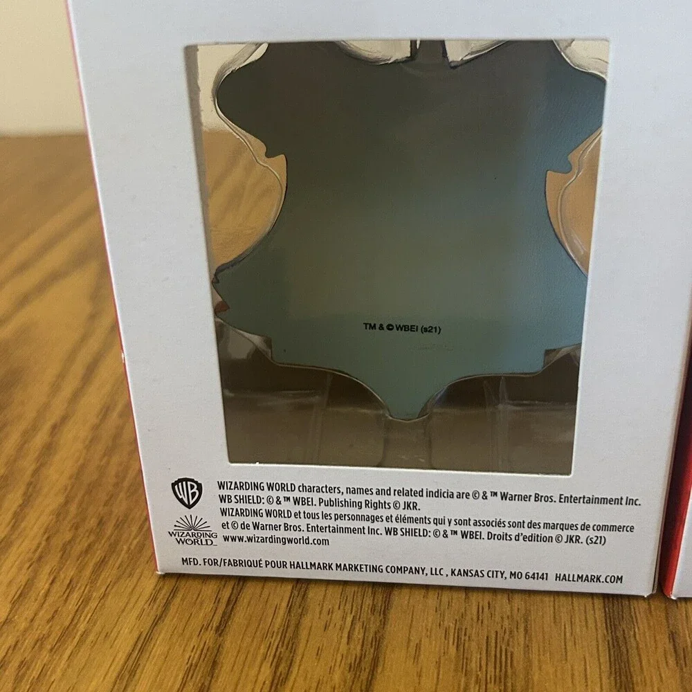 Hallmark Ornament Harry Potter Hogwarts Castle Wizarding World Boxed Lot of 2